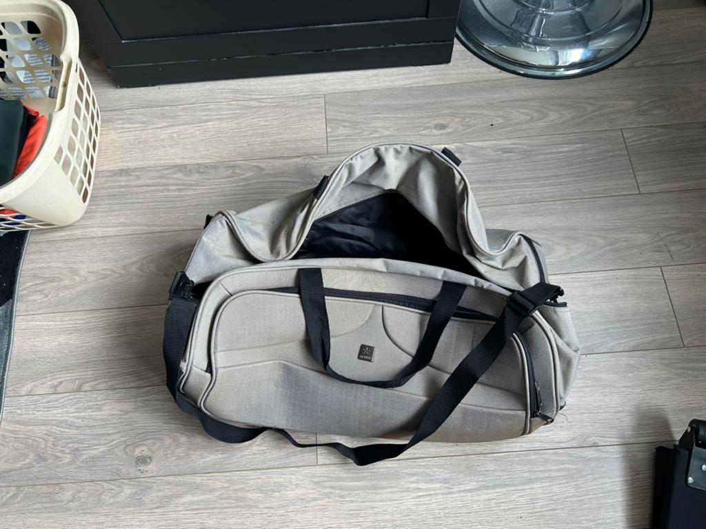 Zolder opruimen, Sieraden, Tassen en Uiterlijk, Tassen | Reistassen en Weekendtassen, Ophalen of Verzenden, Blauw, 30 cm of meer