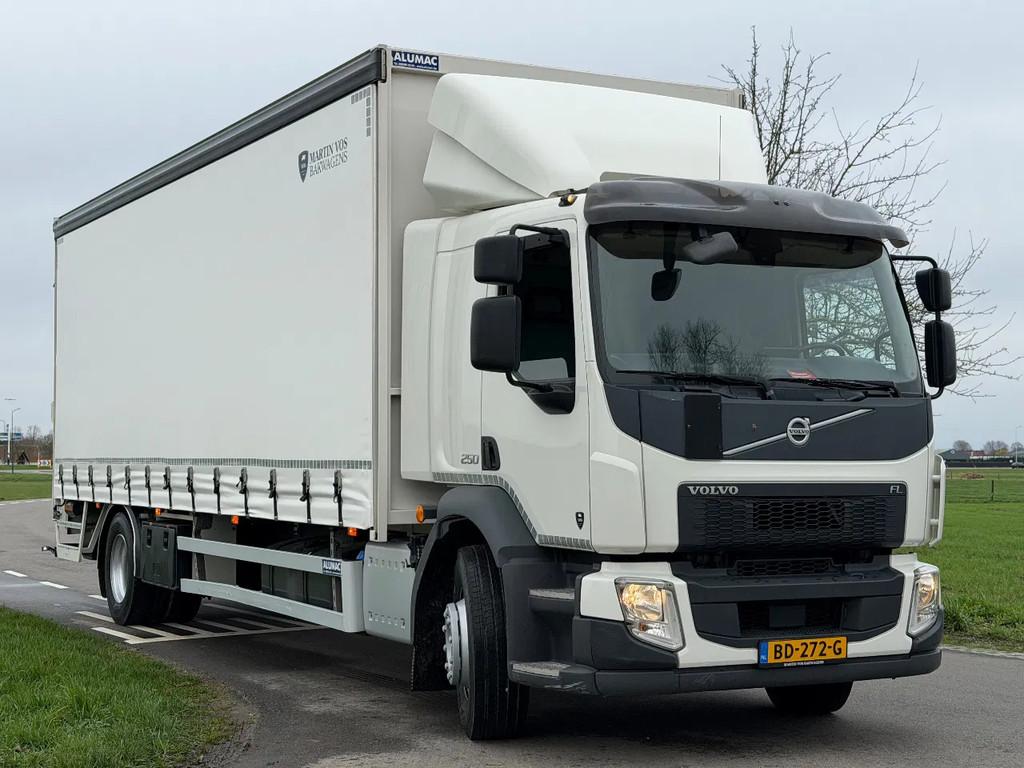Volvo FL FL250.18 EURO6. 11-2020 Schuifzeil Bakwagen met Laa, Auto's, Automaat, Achterwielaandrijving, Euro 6, Elektrische ramen