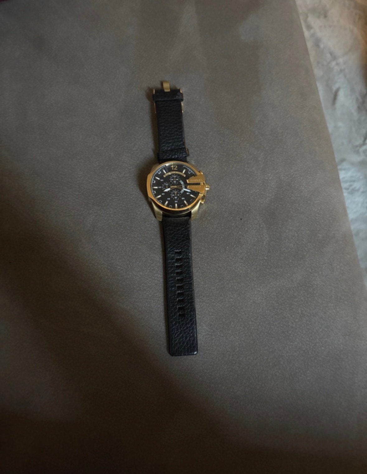 Diesel horloge, Overige merken, Leer, Polshorloge, Ophalen of Verzenden