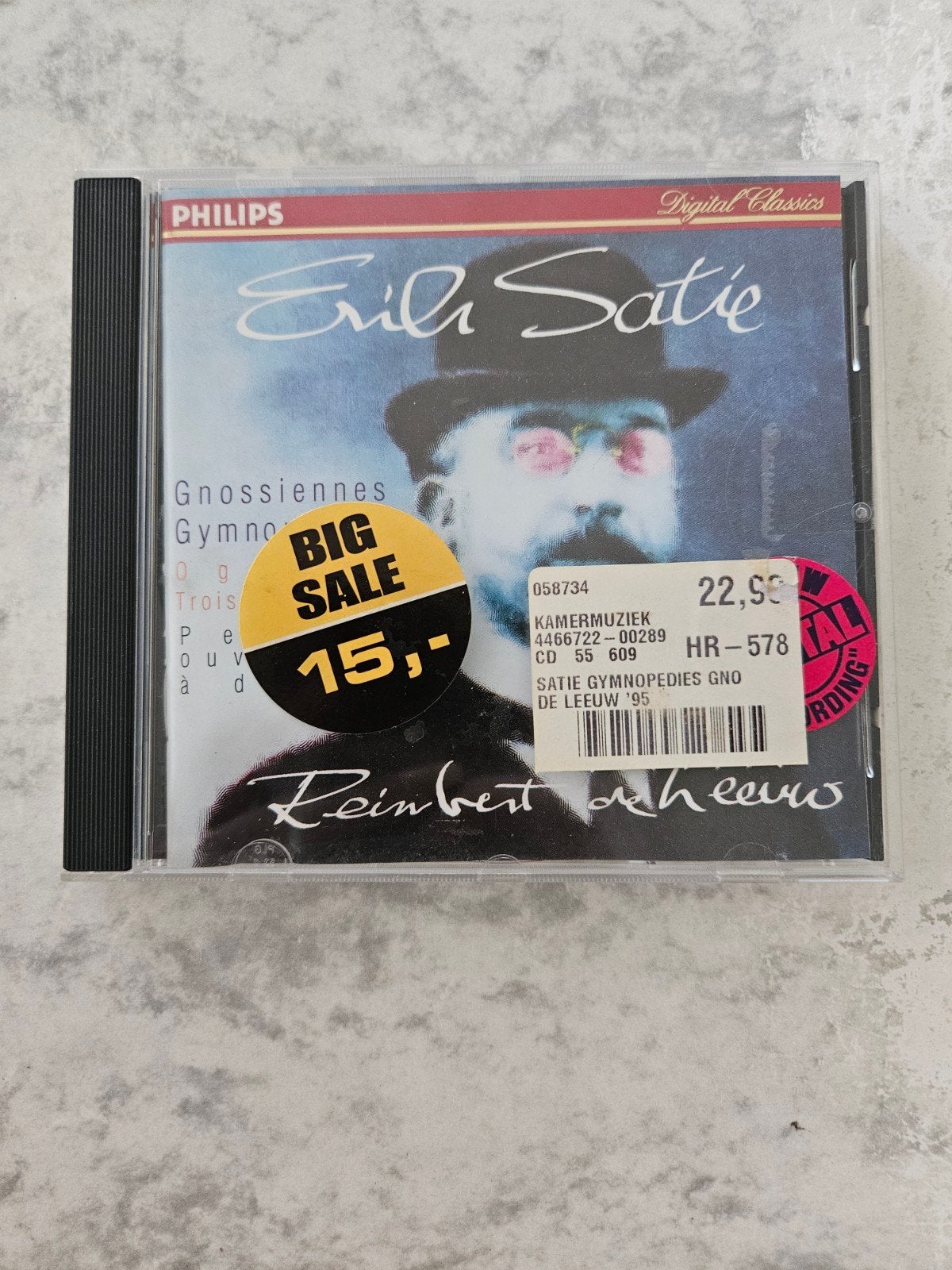 Erik Satie - Gnossiennes & Gymnopédies - Reinbert de Leeuw (, Cd's en Dvd's, Cd's | Klassiek, Ophalen of Verzenden, Modernisme tot heden