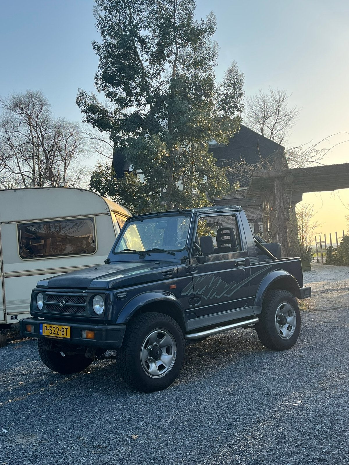 Suzuki samurai 1996 Blauw, Auto's, Overige kleuren, Vierwielaandrijving, Geïmporteerd, 69 pk