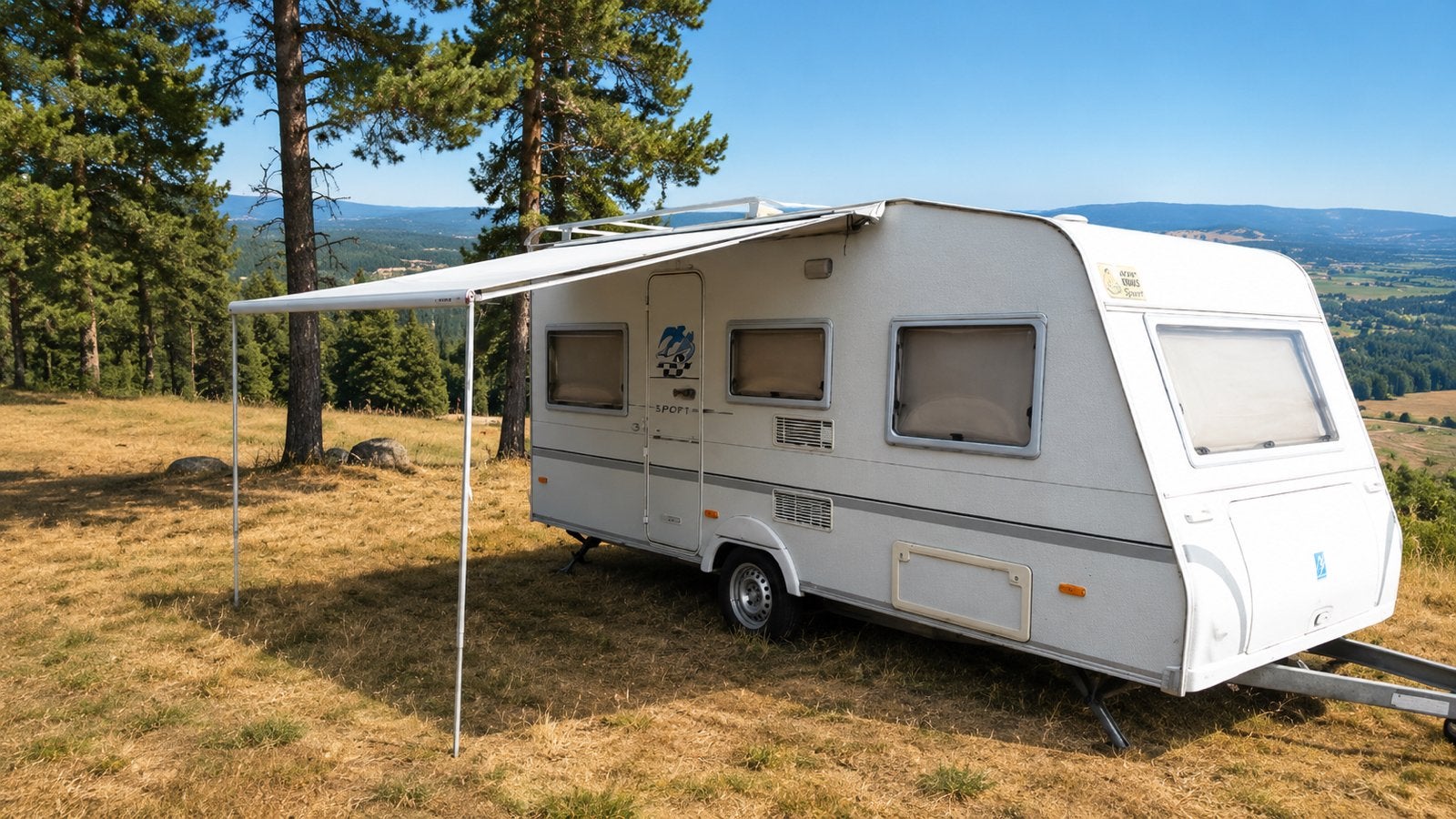 Knaus Sport 450 KU Ideaal voor het gezin van 5 personen!, Caravans en Kamperen, Caravans, Rondzit, Particulier, Knaus, Omvormbare zithoek