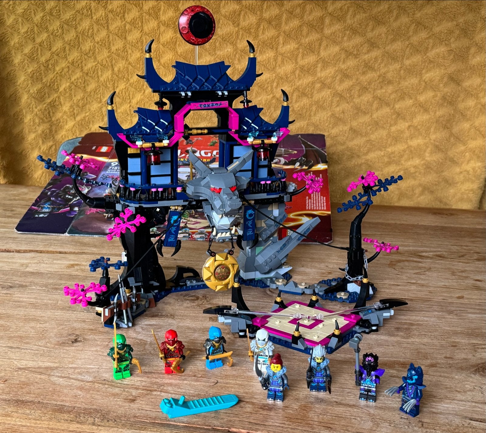 LEGO Ninjago 71813 Wolf Mask Shadow Dojo, Lego, Ophalen of Verzenden, Inclusief extra onderdelen, Ninjago