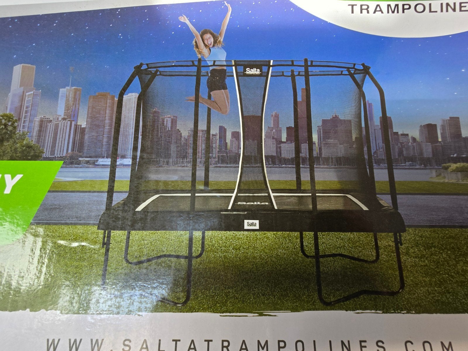 Frame Salta Trampoline Black Edition 305x214cm, Ophalen, Nieuw