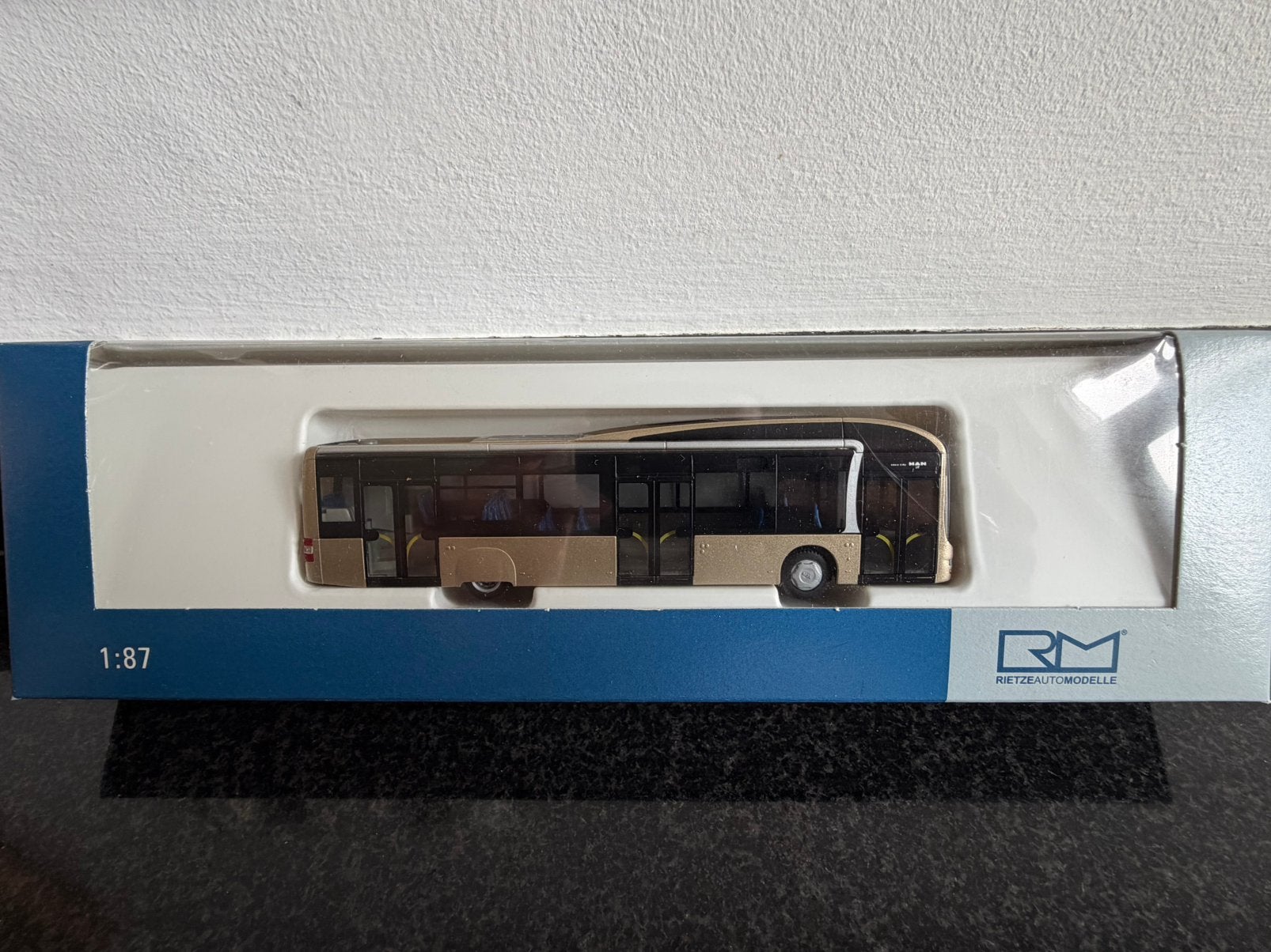 Rietze MAN lion’s city hybride 67601 bus 1:87, Verzenden, Nieuw, Bus of Vrachtwagen, Rietze