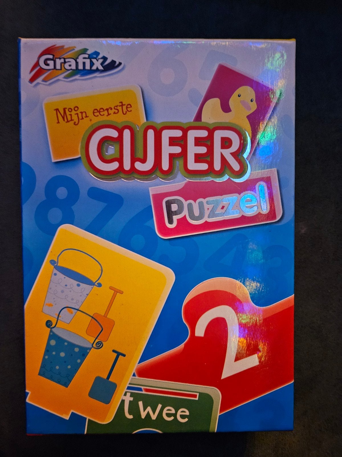 Grafix mijn eerste cijferpuzzel, Ophalen of Verzenden, Minder dan 10 stukjes, Zo goed als nieuw, 2 tot 4 jaar