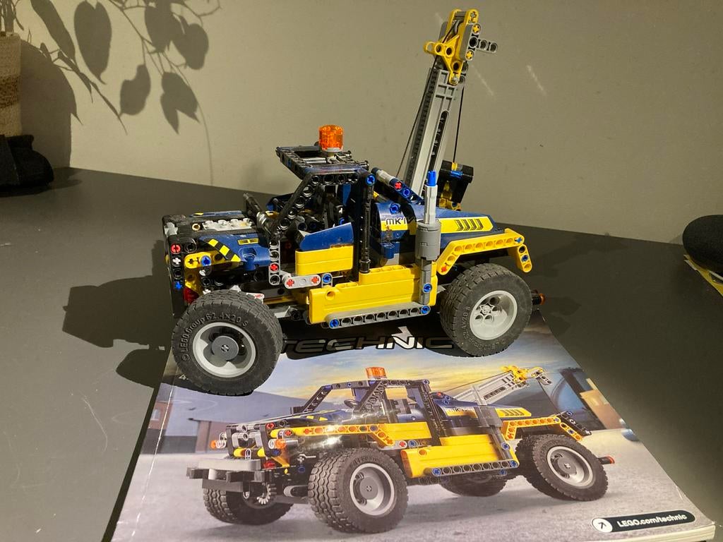 Lego Technic Takelwagen 42079 met handleidingen, Ophalen of Verzenden, Zo goed als nieuw, Complete set, Lego