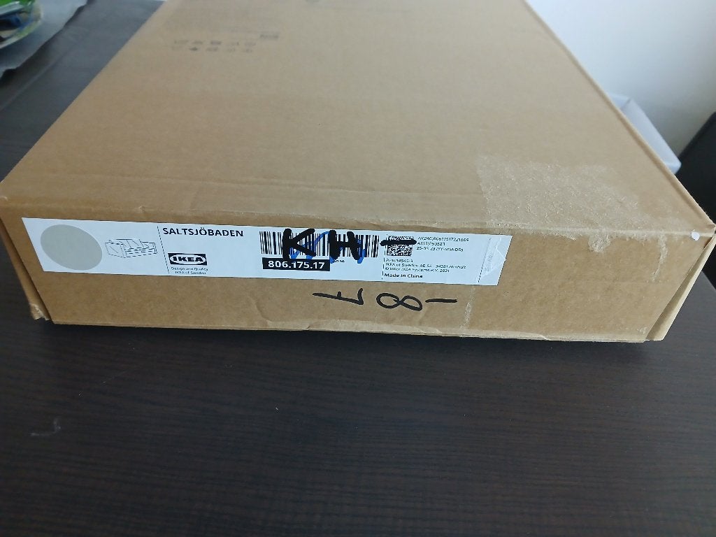 Ikea SALTSJÖBADEN, hoes 2-zitsbank. Fridtuna lichtbeige., Huis en Inrichting, Krukjes, Ophalen of Verzenden, Nieuw, Hout