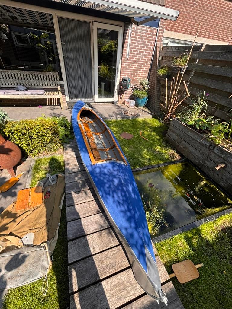 Vouw kano (faltboot) jaren 70., Watersport en Boten, Kano's, Ophalen, Gebruikt, Twee personen, Overige typen