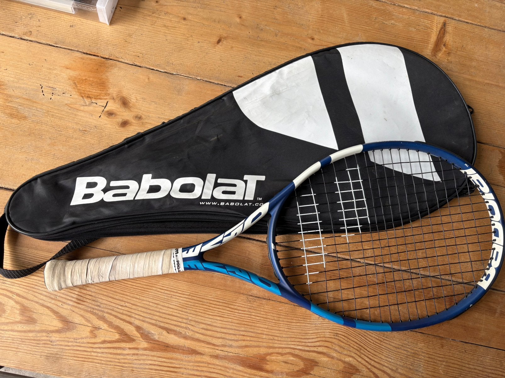 Babolat Drive junior 25 tennisracket, Sport en Fitness, Tennis, Ophalen, Zo goed als nieuw, L0, Racket