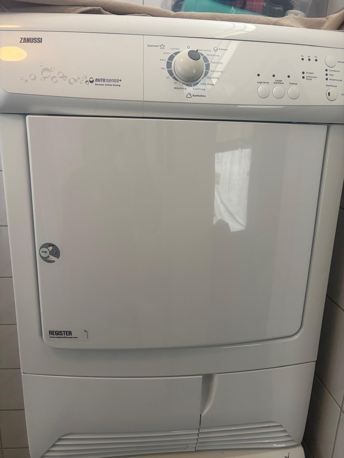 Droger en wasmachine, Ophalen, Condens, 85 tot 90 cm