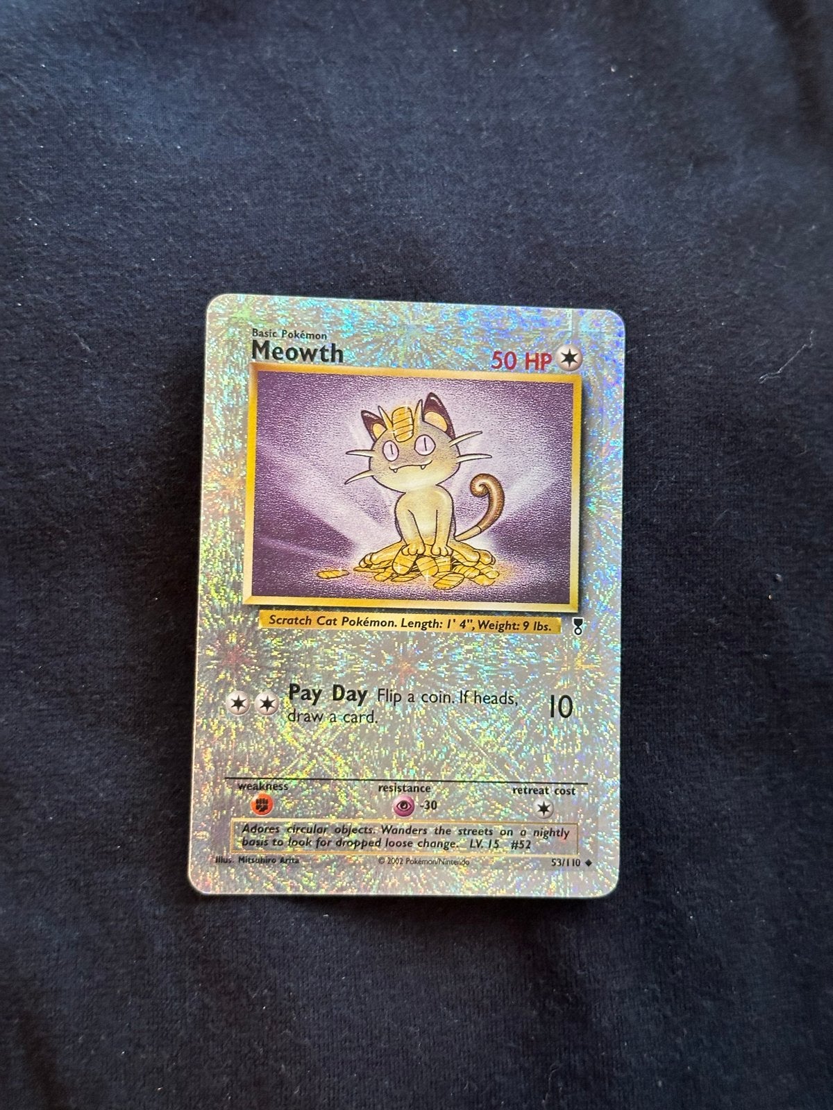 Meowth Legendary collection - Mooie staat!, Ophalen of Verzenden, Zo goed als nieuw, Losse kaart, Foil