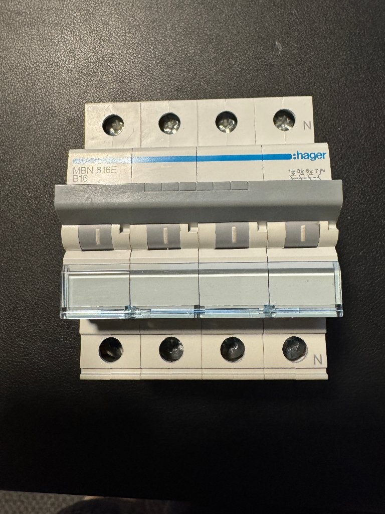 Hager installatieautomaat MBN616E, Ophalen of Verzenden, Nieuw, Hager, Installatieautomaat