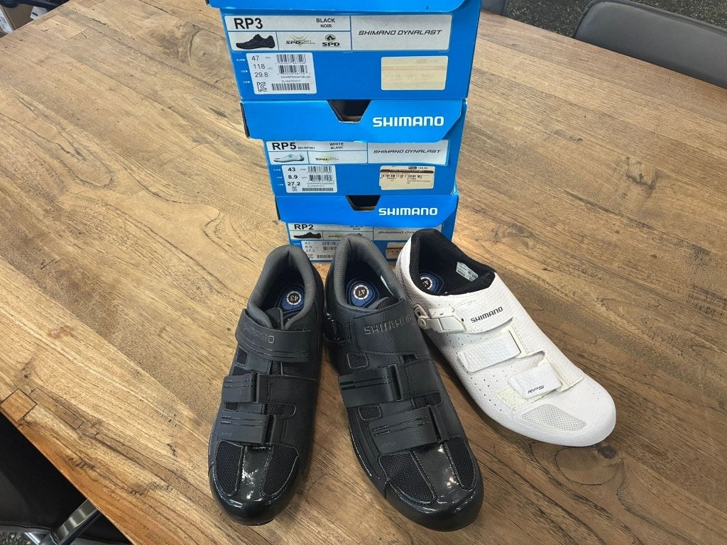 Shimano Racefietsschoenen RP2, RP3- en RP5 - maat 43, 47 -, Ophalen of Verzenden, Nieuw, Overige maten, Schoenen