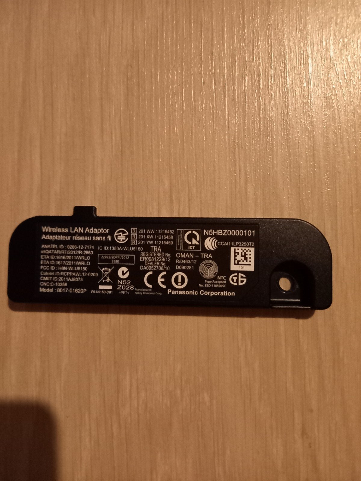 Panasonic Wireless LAN Adapter 8017-01620P, Ophalen of Verzenden, Gebruikt