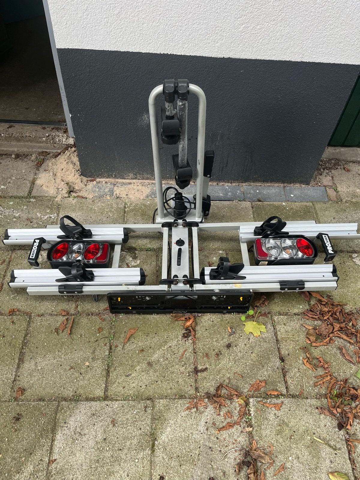 Vouwbare trekhaak fietsendrager kantelbaar, Ophalen of Verzenden, Zo goed als nieuw, 2 fietsen, Trekhaakdrager