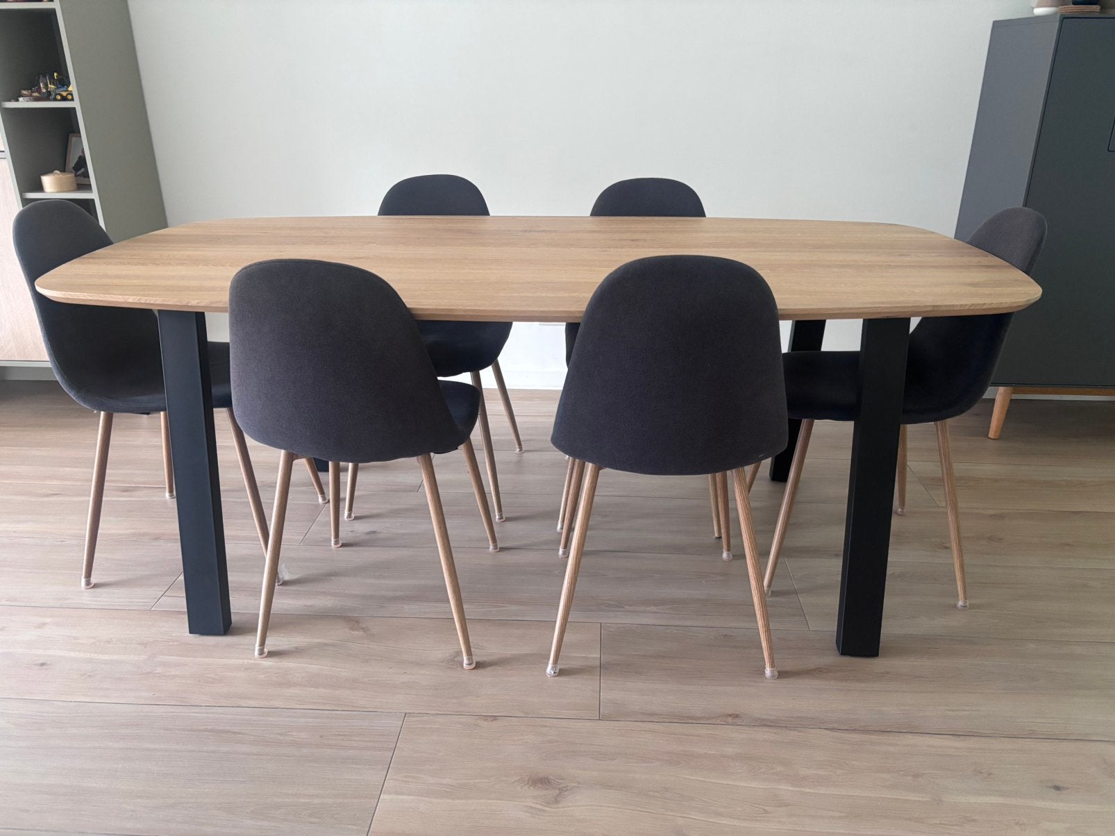6 stoelen gratis af te halen, Ophalen, Gebruikt, 50 tot 100 cm, Vijf personen of meer