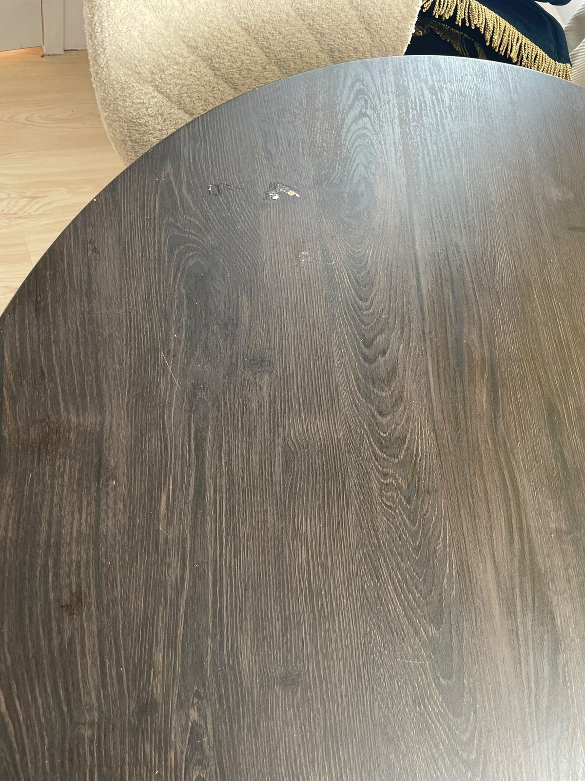 Complete eetset - eettafel en stoelen, Ophalen, Zo goed als nieuw, Rond, 100 tot 150 cm