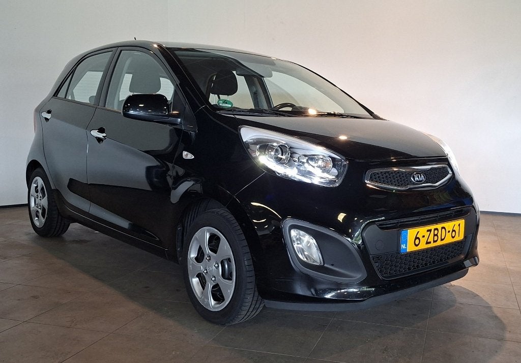 Kia Picanto 1.0 Cvvt 5-DRS Zwart, Voorwielaandrijving, Stof, Zwart, 400 kg