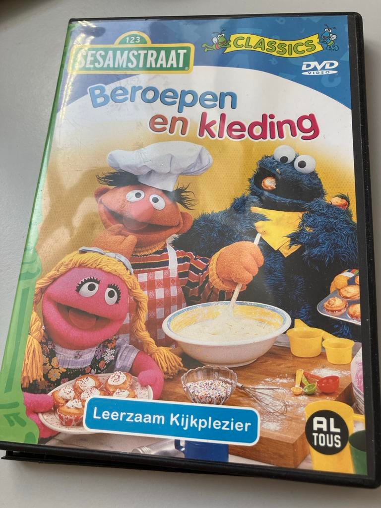 Sesamstraat Classics: Beroepen en Kleding DVD, Ophalen, Gebruikt, Alle leeftijden, Tv fictie
