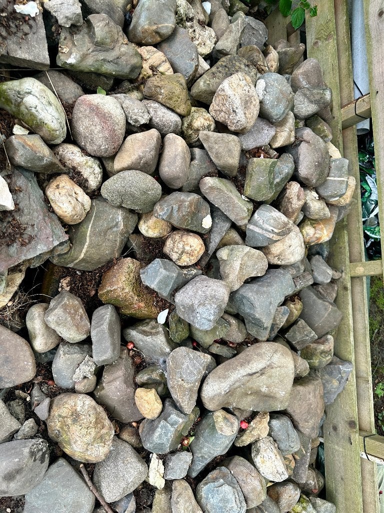 keien/stenen voor tuin of vijver gratis afhalen, Ophalen, Gebruikt