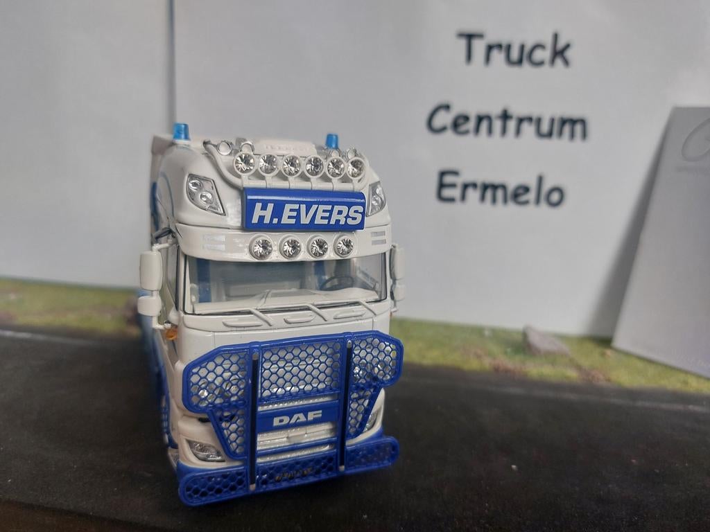 H.evers DAF Euro 6 XF Super Space Cab, Hobby en Vrije tijd, Modelauto's | 1:50, Ophalen of Verzenden, Nieuw, Bus of Vrachtwagen