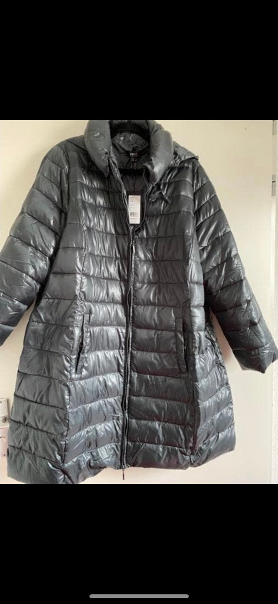 YESTA gewatteerde jas - Mt 52/54, Ophalen of Verzenden, Nieuw, Maat 46/48 (XL) of groter, Zwart