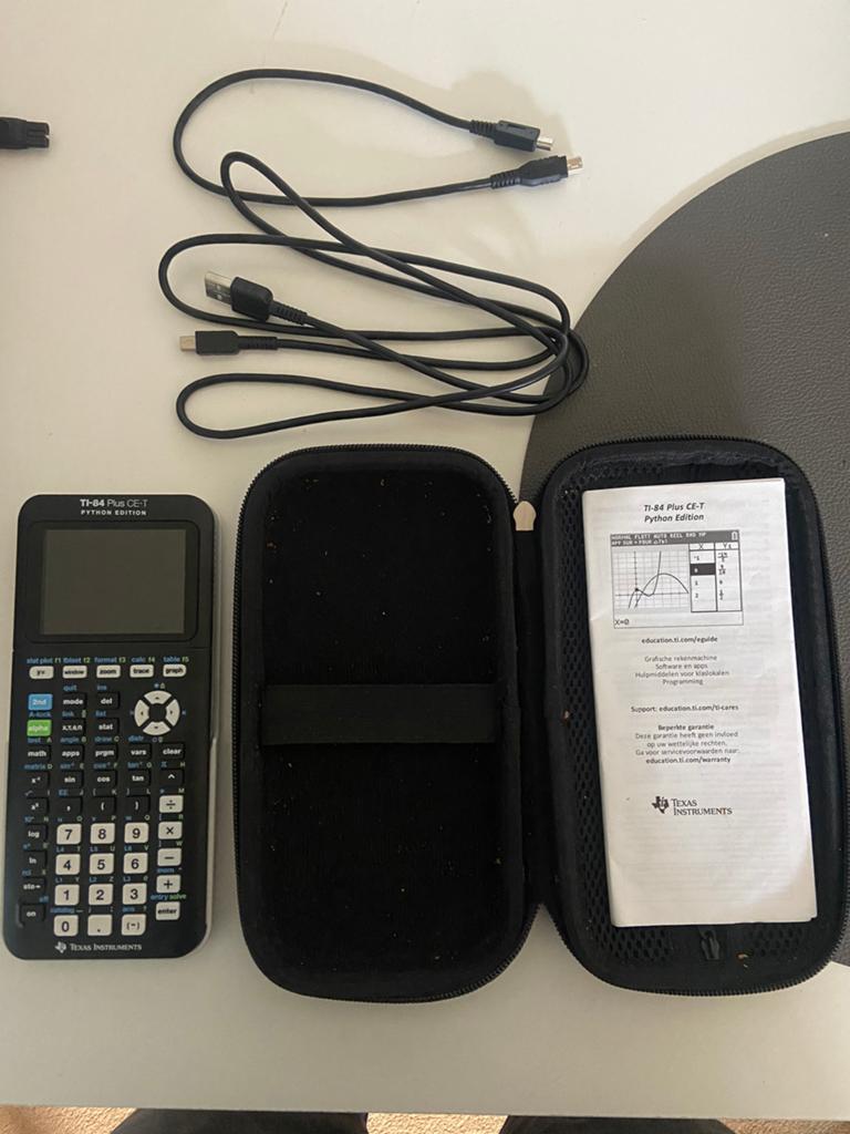 Ti-84 plus ce-t python edition, Ophalen, Grafische rekenmachine, Zo goed als nieuw