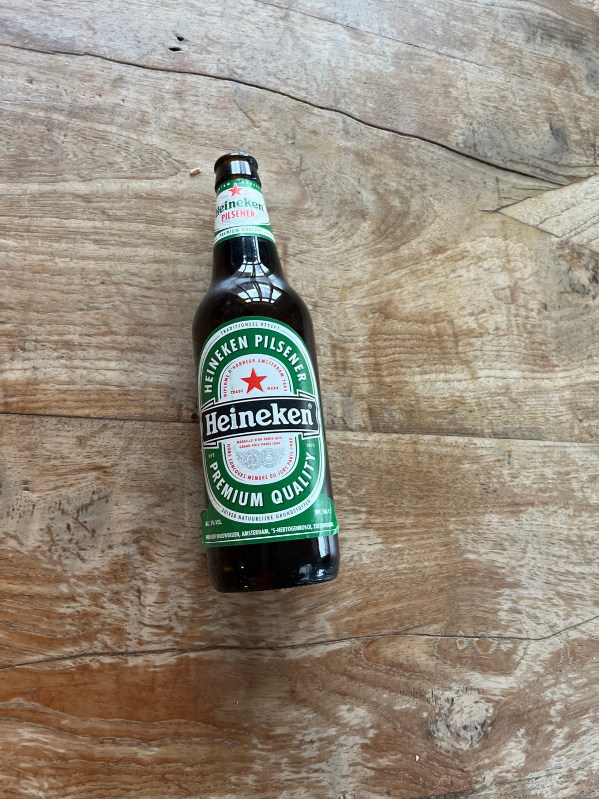 Heineken bierflesje leeg 50 cl in perfecte staat, Verzamelen, Ophalen of Verzenden, Zo goed als nieuw