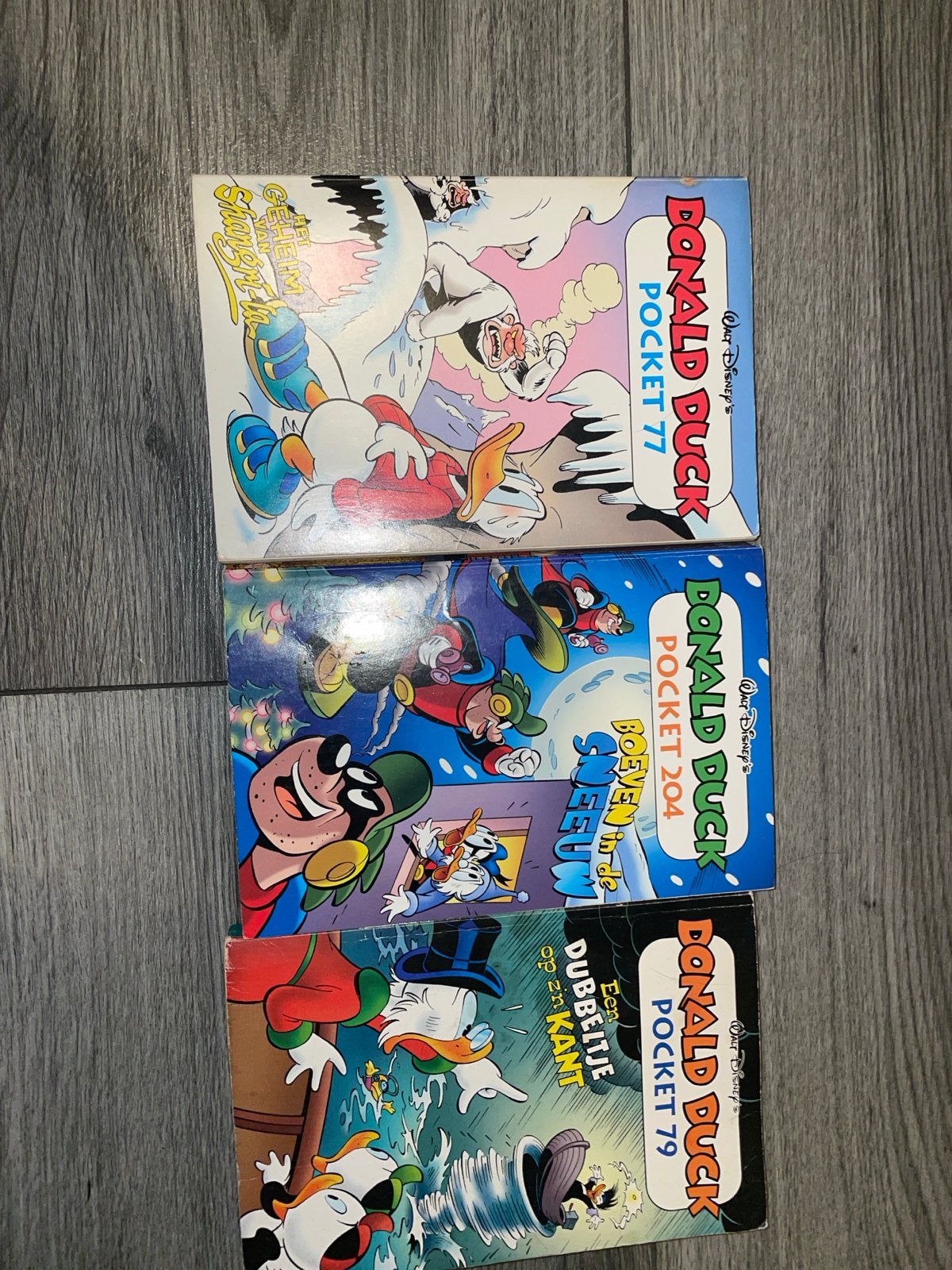Donald Duck Pockets: 77, 79 en 204 - Set van 3, Meerdere stripboeken, Ophalen of Verzenden, Zo goed als nieuw
