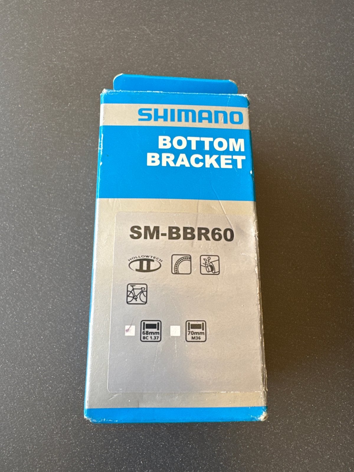 Shimano SM-BBR60 Bottom Bracket - Nieuw in doos, Fietsen en Brommers, Fietsonderdelen, Crankstel of Pedalen, Nieuw, Ophalen of Verzenden