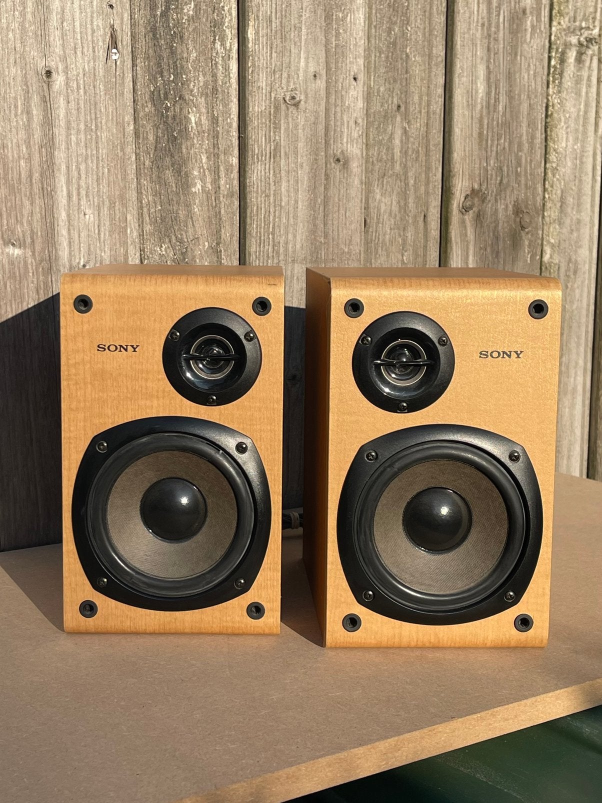 Sony SS-CCP1 Hi-Fi stereo-boekenplankluidsprekers, Gebruikt, Inclusief kabels, Ophalen of Verzenden, Sony