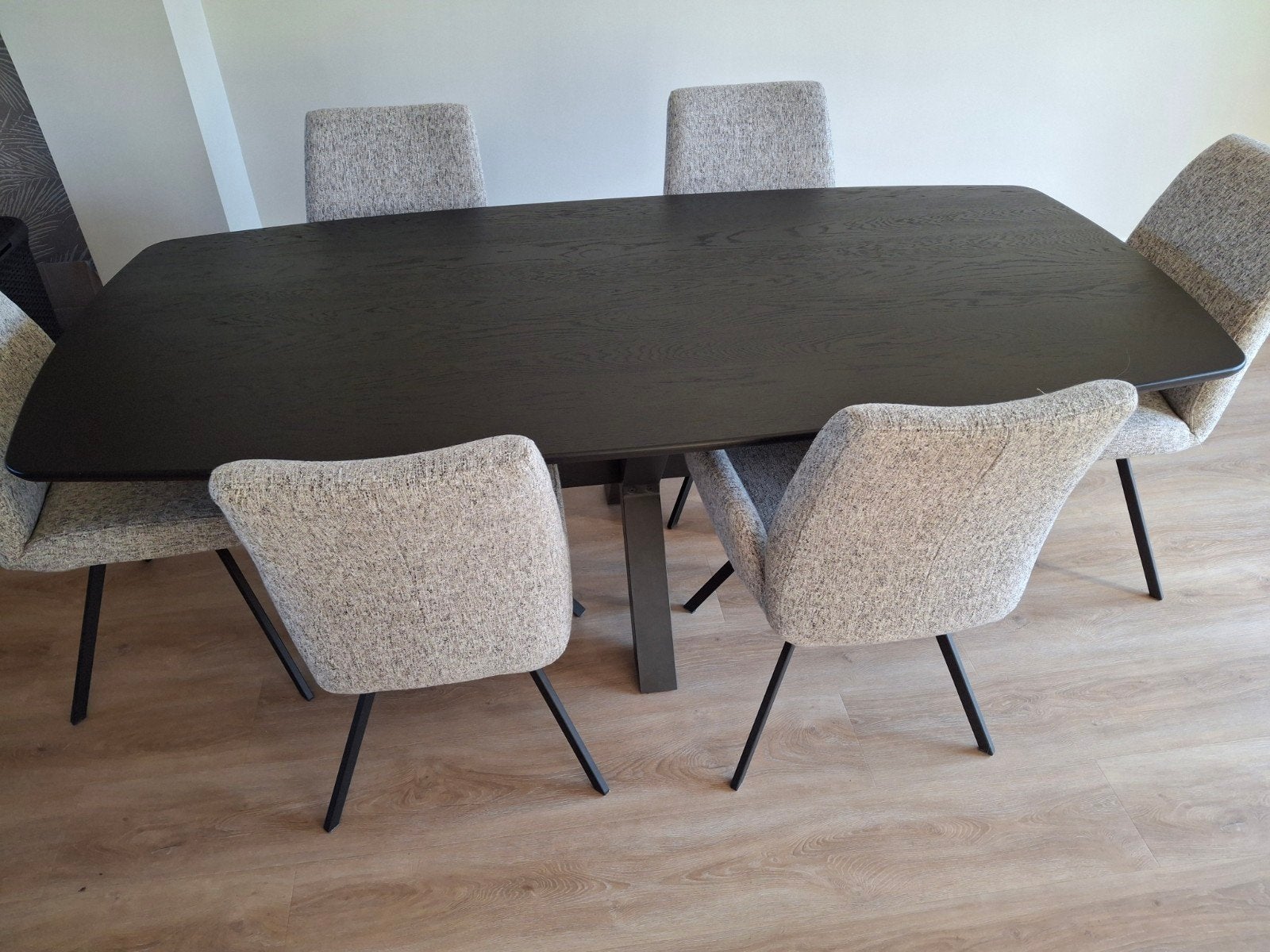 Massief eiken Deens ovaal tafelblad 210x100 cm, Huis en Inrichting, Tafelonderdelen, Ophalen, Eikenhout, 200 cm of meer, 50 tot 100 cm