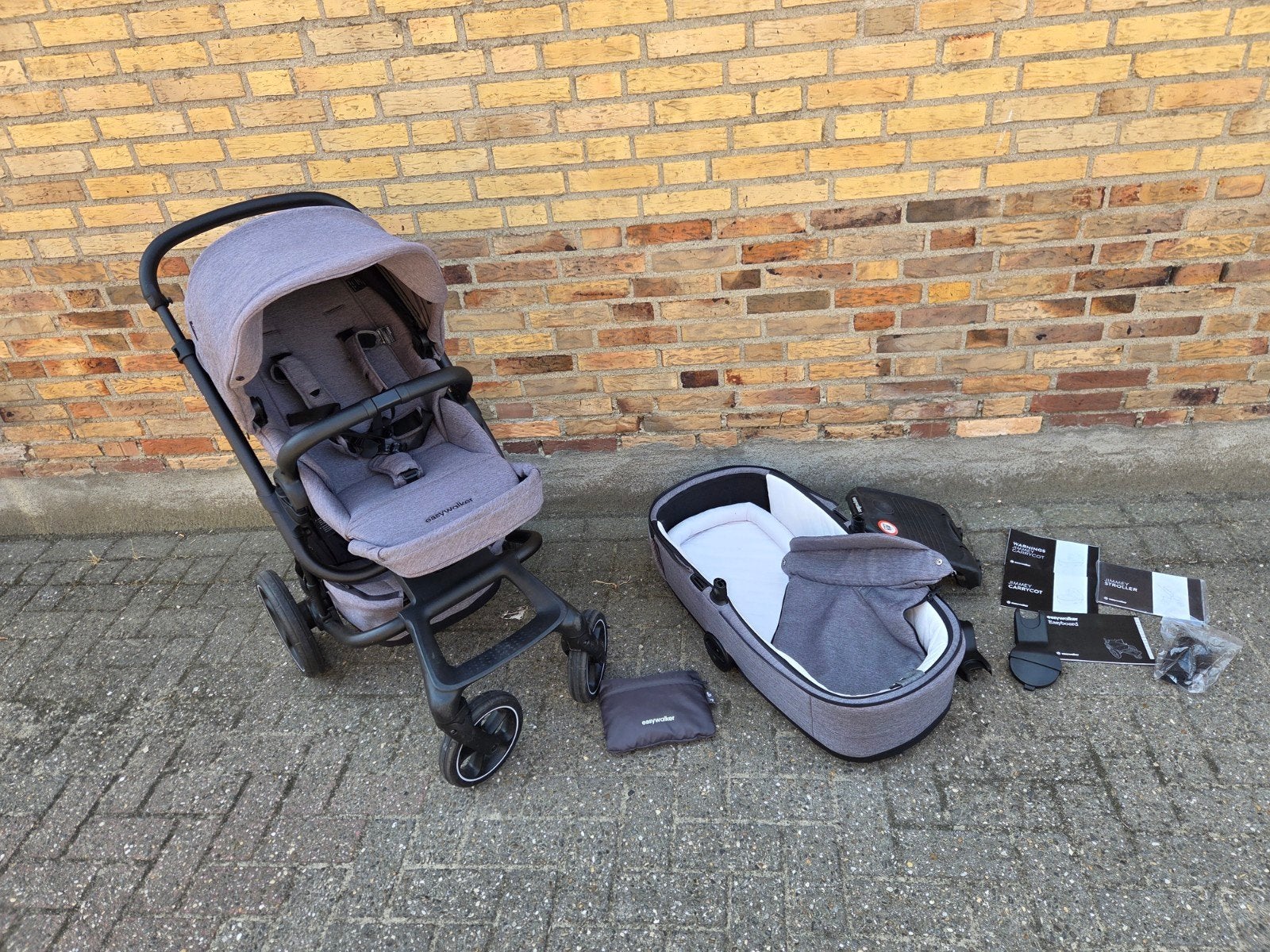 Easywalker Jimmey compleet, reiswieg + zitje incl easyboard, Kinderen en Baby's, Zo goed als nieuw, Combiwagen, Met reiswieg, Ophalen