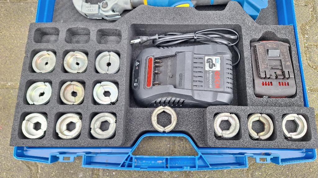 Klauke EKM 6022 CFB 18V Kabelschoenperstang 6-300mm², Auto diversen, Autogereedschap, ., Ophalen of Verzenden, Zo goed als nieuw