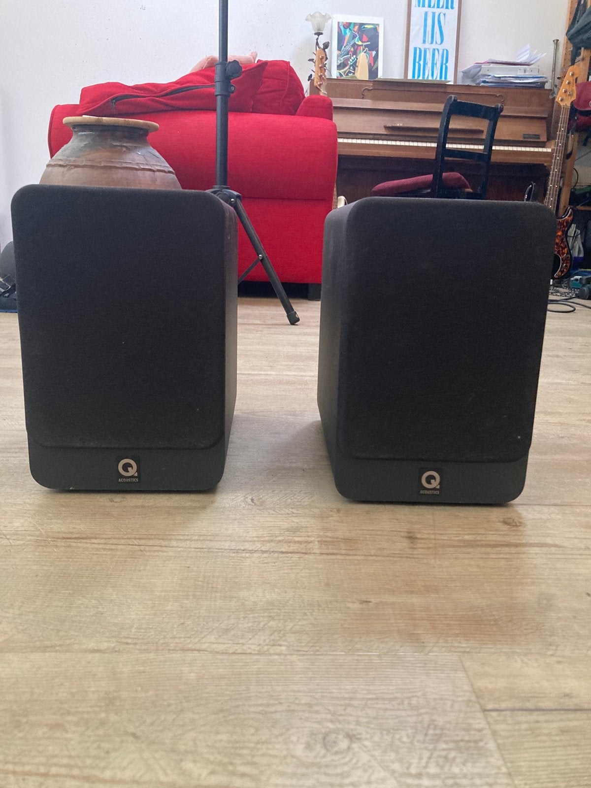 Q acoustics speakers, Ophalen, Zo goed als nieuw, 60 tot 120 watt, Overige merken