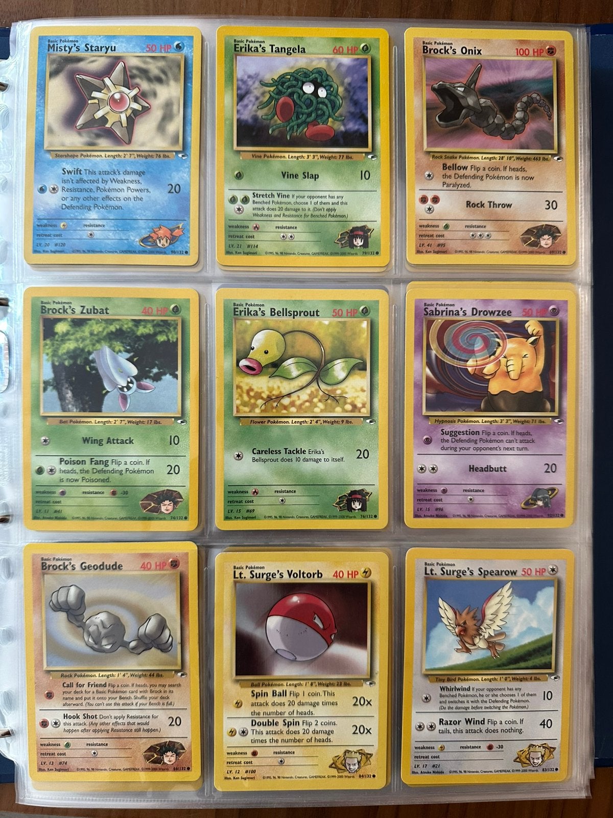 Gym heroes Pokémon kaarten, Ophalen of Verzenden, Zo goed als nieuw, Meerdere kaarten