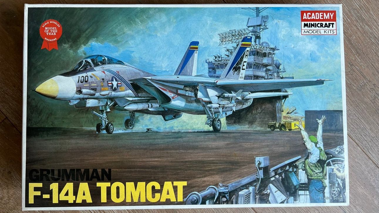 1/48 Grumman F-14A Tomcat - Academy - Nieuw in doos, Overige merken, 1:72 tot 1:144, Nieuw, Ophalen of Verzenden