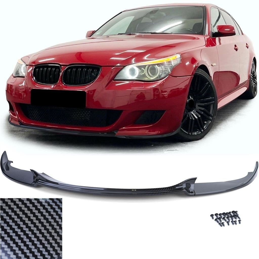 Splitter Voor BMW 5 Serie E60 / E61 LCI Carbon Look M-Pakket