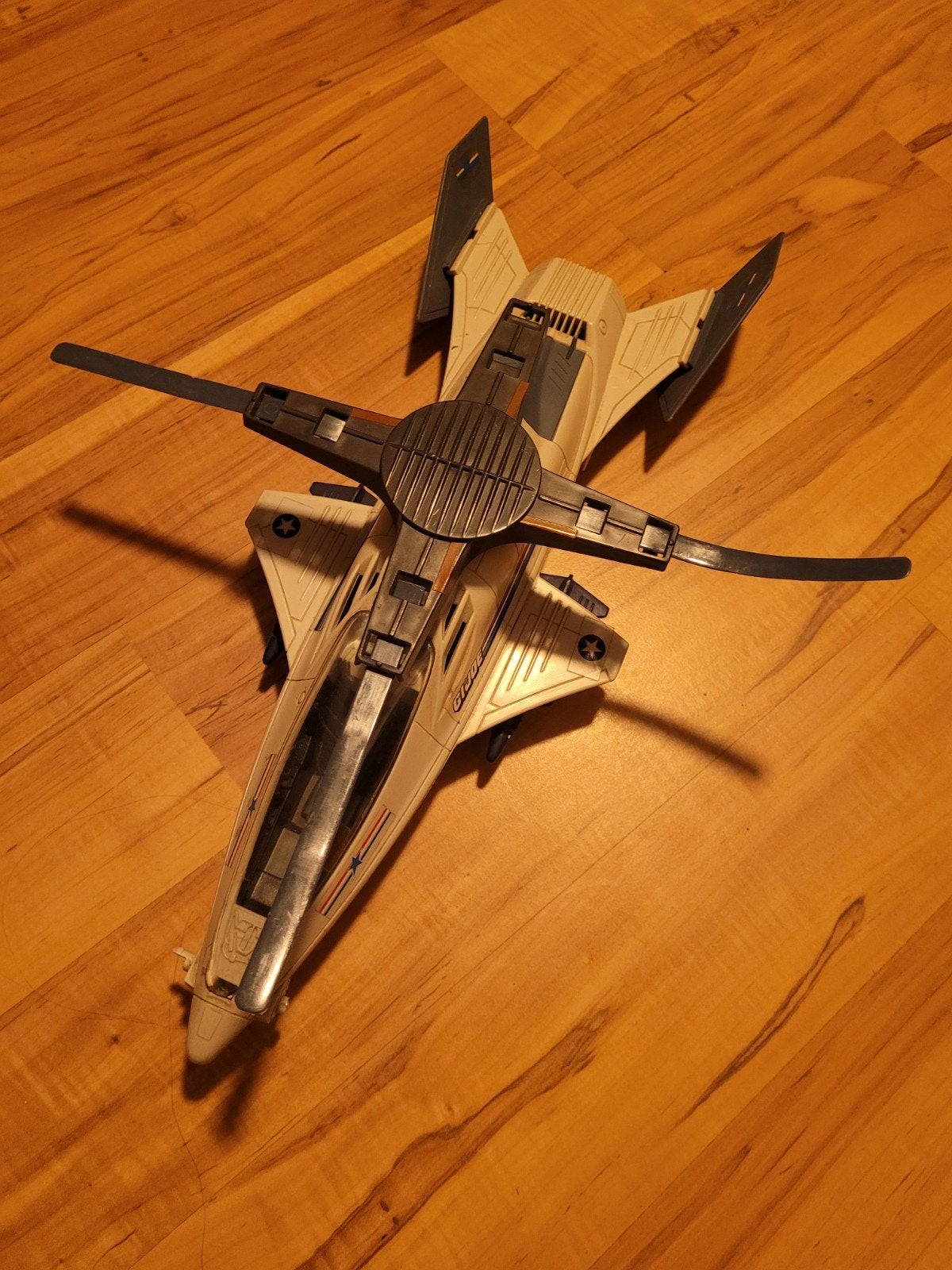 Vintage G.I. Joe Cobra Rattler Vliegtuig Speelgoed, Ophalen of Verzenden, Gebruikt