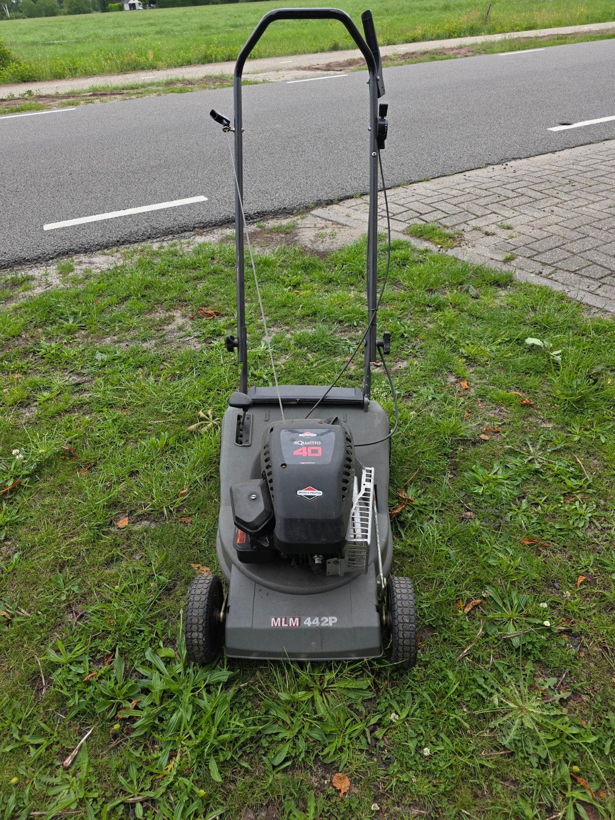 Briggs & Stratton Benzine Grasmaaier MLM 442P - Quattro 40, Cirkelmaaier, Gebruikt, Briggs & Stratton, Ophalen of Verzenden
