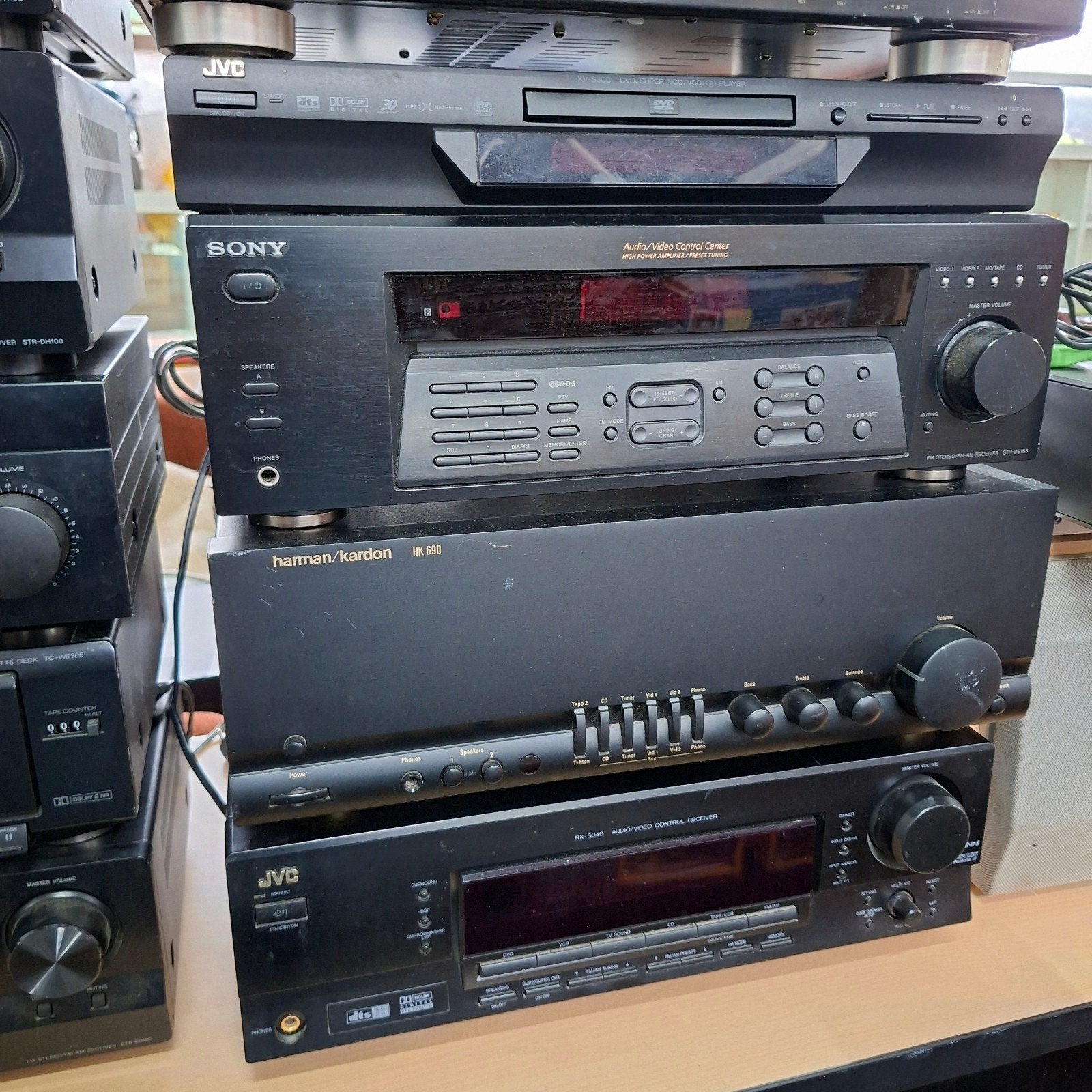 Diverse audio-apparatuur: Sony, Yamaha, Plena, Harman/Kardon, Ophalen of Verzenden, Gebruikt, Overige merken