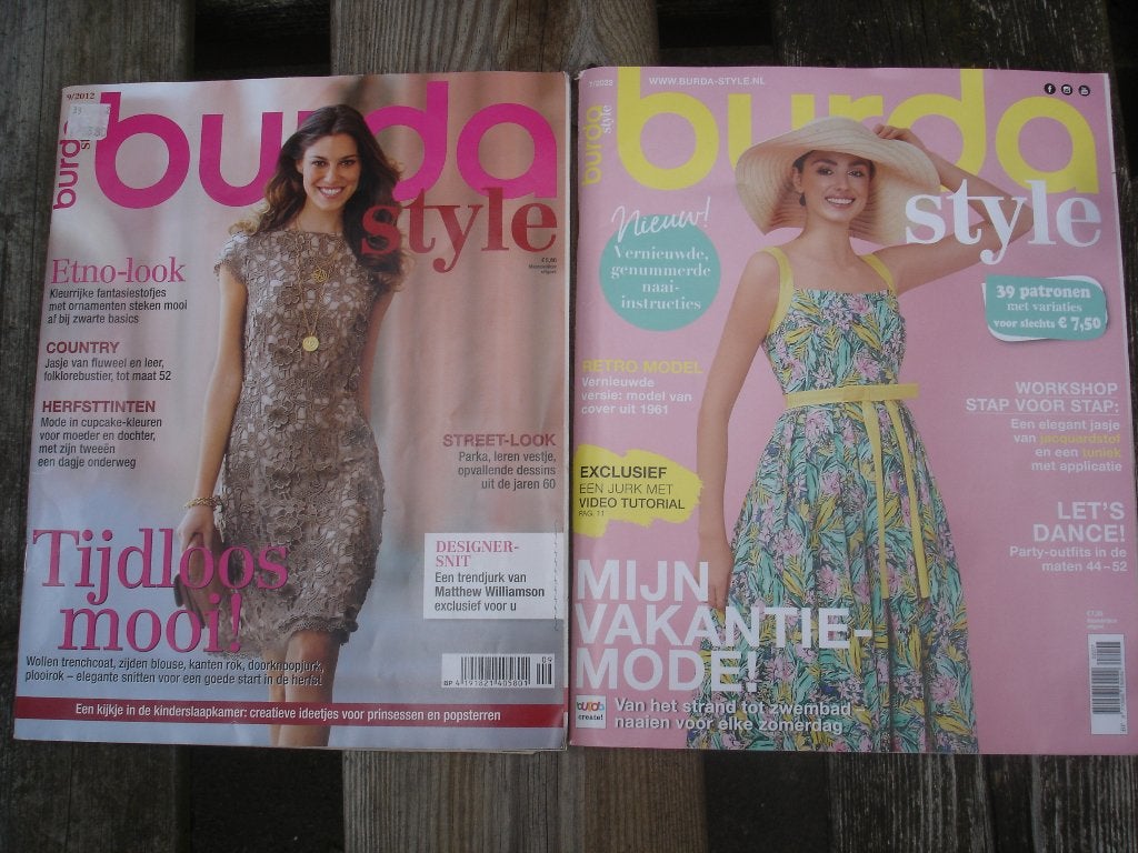 2 x mode blad Burda style - 2012 en 2022, Ophalen, Overige typen, Vrouw, Burda