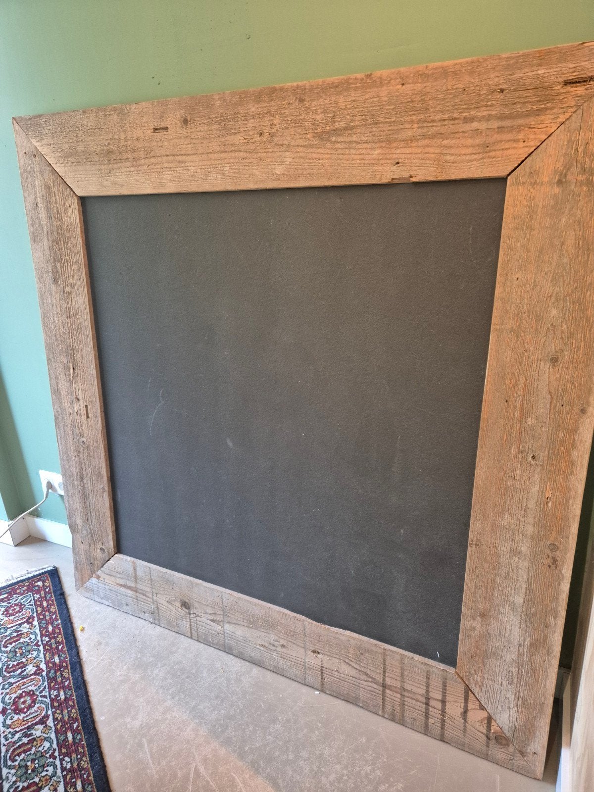 Groot prikbord van steigerhout 1.40 x 1.40 m, Ophalen, Hout, Gebruikt, Landelijk