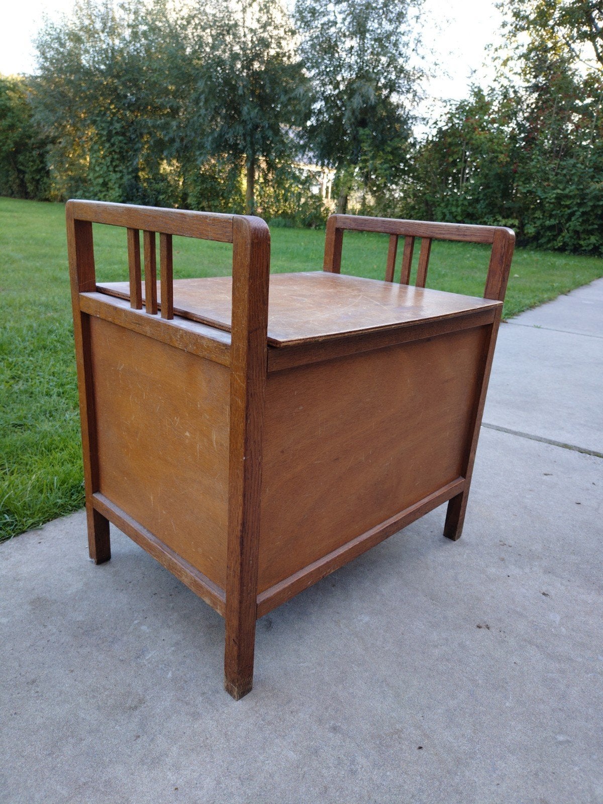 Vintage Opbergkist / Speelgoedkist Hout, Ophalen