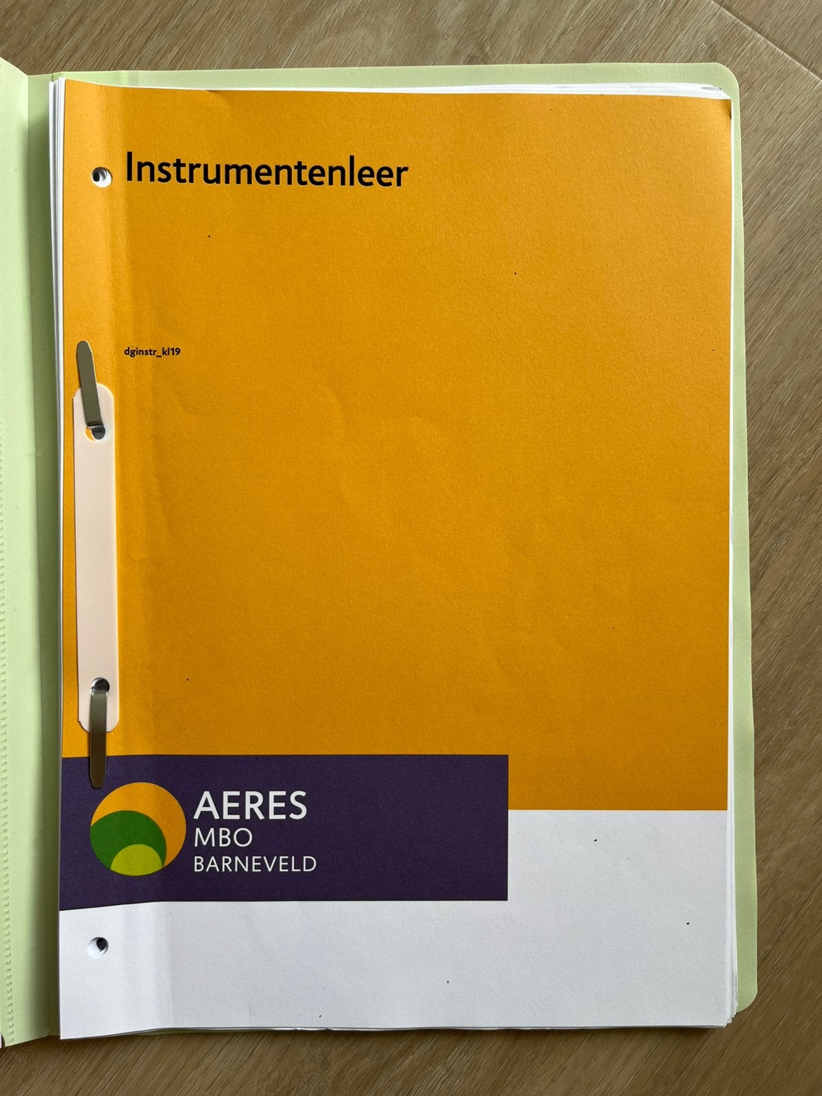 Instrumentenleer aeres mbo barneveld, Ophalen of Verzenden, Beta, Zo goed als nieuw, MBO