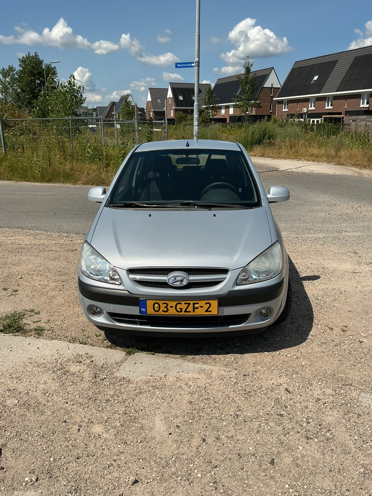Hyundai Getz 1.4 5DRS 2008 Grijs | Airco | NAP | Nieuw APK, Auto's, Hyundai, Voorwielaandrijving, 40 €/maand, 4 cilinders, Origineel Nederlands