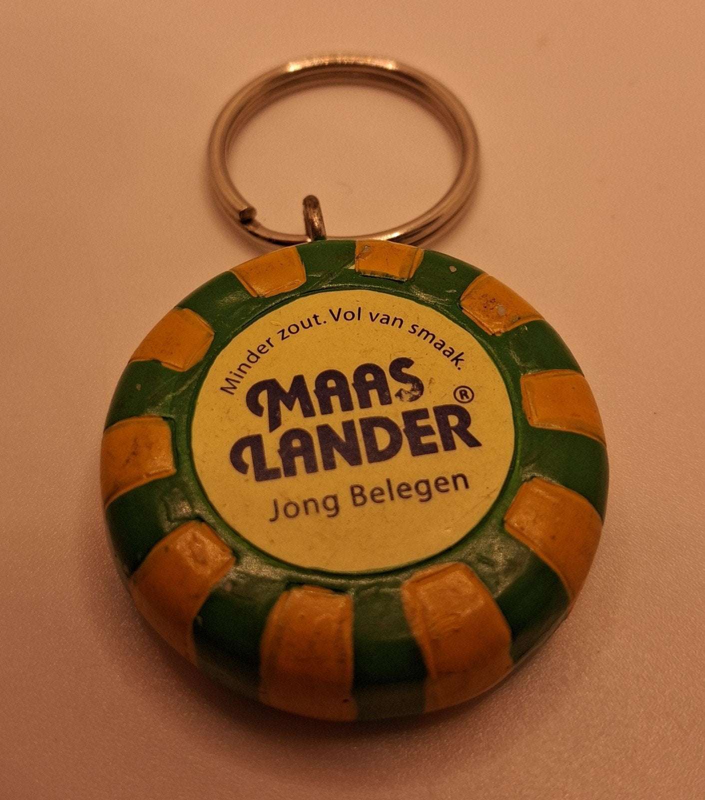 Maaslander Kaas Sleutelhanger - Jong Belegen, Ophalen of Verzenden, Gebruikt, Overige typen
