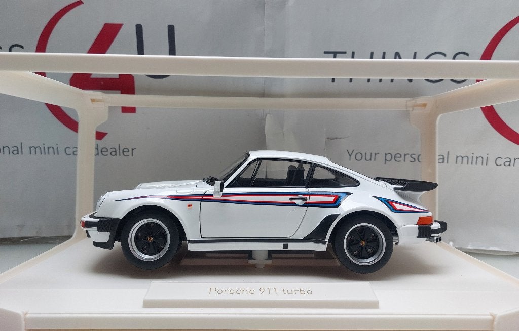 Norev 1:18 Porsche 911 Turbo 3.3 1980 wit nieuw in doos, Ophalen of Verzenden, Nieuw, Auto, Norev