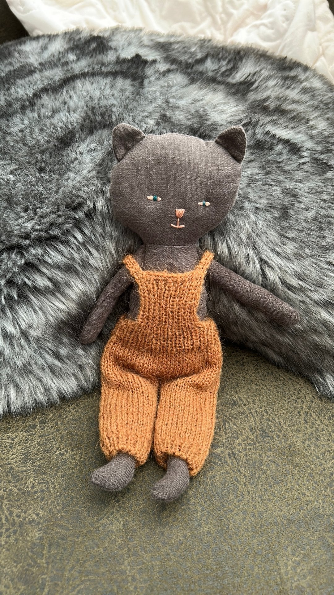 Maileg katje Chatons met salopette, Ophalen of Verzenden, Nieuw, Overige typen